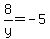 8%2Fy=-5