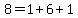 8=1%2B6%2B1