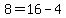 \"8=16-4\"