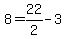 8=22%2F2-3