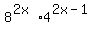 8%5E%282x%29%2A4%5E%282x-1%29