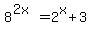 8%5E%282x%29=2%5Ex%2B3