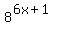 8%5E%286x%2B1%29