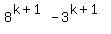 8%5E%28k%2B1%29+-+3%5E%28k%2B1%29