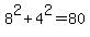 8%5E2%2B4%5E2=80