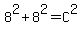 8%5E2+%2B+8%5E2+=+C%5E2