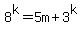 8%5Ek+=+5m+%2B+3%5Ek