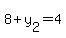 8+%2B+y%5B2%5D+=+4