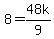 8+=+48k%2F9