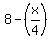8+-+%28x%2F4%29