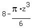8+-+pi%2Az%5E3%2F6