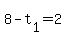 8+-+t%5B1%5D+=+2