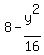 8-y%5E2%2F16