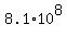 8.1%2A+10%5E8
