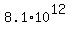 8.1+%2A+10%5E12