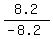 8.2%2F%28-8.2%29