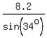 8.2%2Fsin%2834%5Eo%29