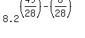 8.2%5E%28%2849%2F28%29-%288%2F28%29%29