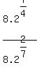 8.2%5E%287%2F4%29%2F8.2%5E%282%2F7%29