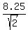 8.25%2Fsqrt%282%29