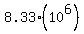 8.33%2810%5E6%29