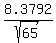 8.3792%2Fsqrt%2865%29