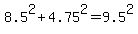 8.5%5E2%2B4.75%5E2+=+9.5%5E2