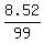 8.52%2F99