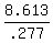 8.613%2F.277