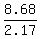 8.68%2F2.17