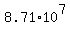 8.71+%2A+10%5E7