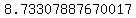 8.73307887670017