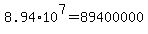 8.94%2A10%5E7=89400000