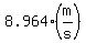 8.964+%28m%2Fs%29