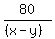 80%2F%28%28x-y%29%29