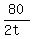 80%2F%282t%29