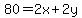 80=2x%2B2y
