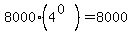 8000%284%5E%280%29%29=8000