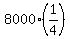 8000%2A%281%2F4%29