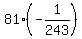 81%28-1%2F243%29+