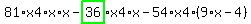 81%2Ax4%2Ax%2Ax-highlight_green%28+36+%29%2Ax4%2Ax-54%2Ax4%2A%289%2Ax-4%29
