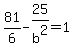 81%2F6-25%2Fb%5E2=1