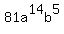 81a%5E14b%5E5