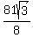 81sqrt%283%29%2F8