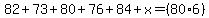 82%2B73%2B80%2B76%2B84%2Bx=%2880%2A6%29