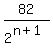 82%2F2%5E%28n%2B1%29