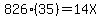 826%2835%29=14X