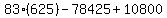 83%28625%29-78425%2B10800