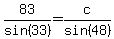 83%2Fsin%2833%29=c%2Fsin%2848%29