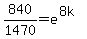 840%2F1470=e%5E%288k%29